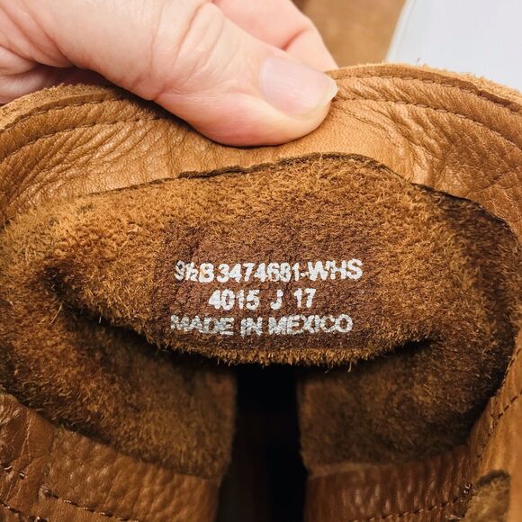 Frye Women’s Ankle Boot Tan Leather Slip On Classic Date Night Size 9.5 B - Picture 12 of 13